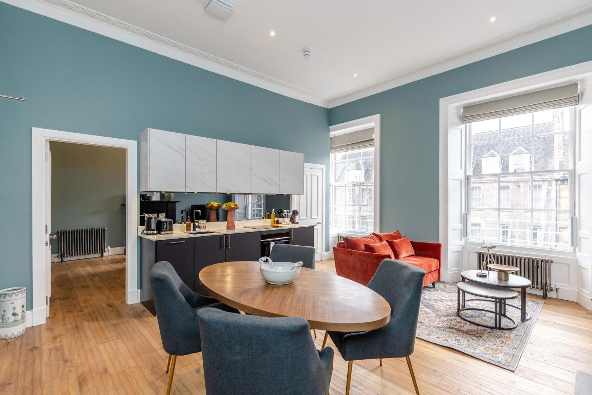 Dragon Suites Luxury Apartments At 9 Albyn Place 爱丁堡 外观 照片