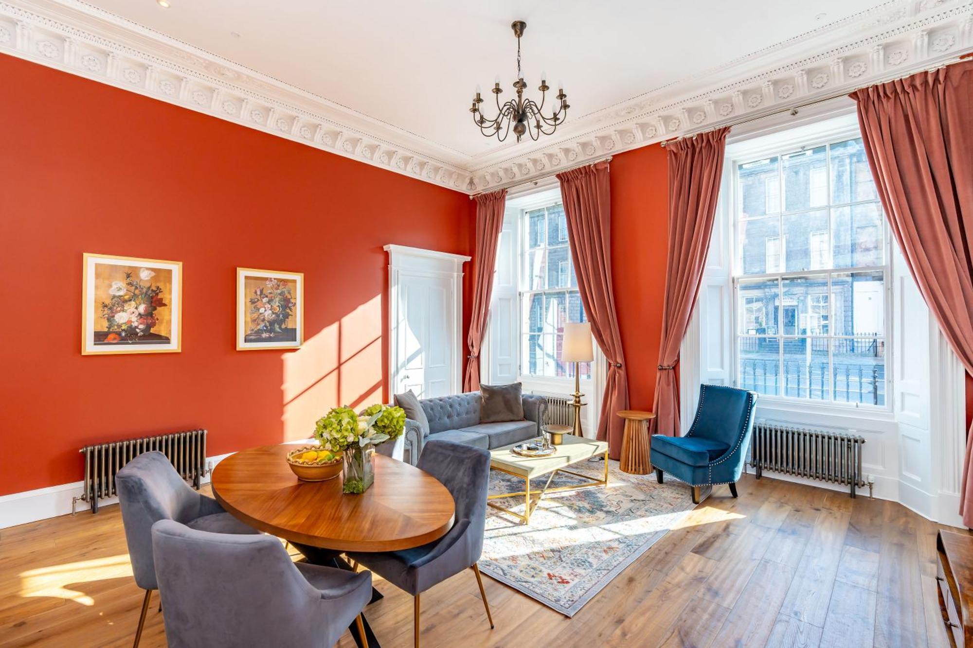 Dragon Suites Luxury Apartments At 9 Albyn Place 爱丁堡 外观 照片