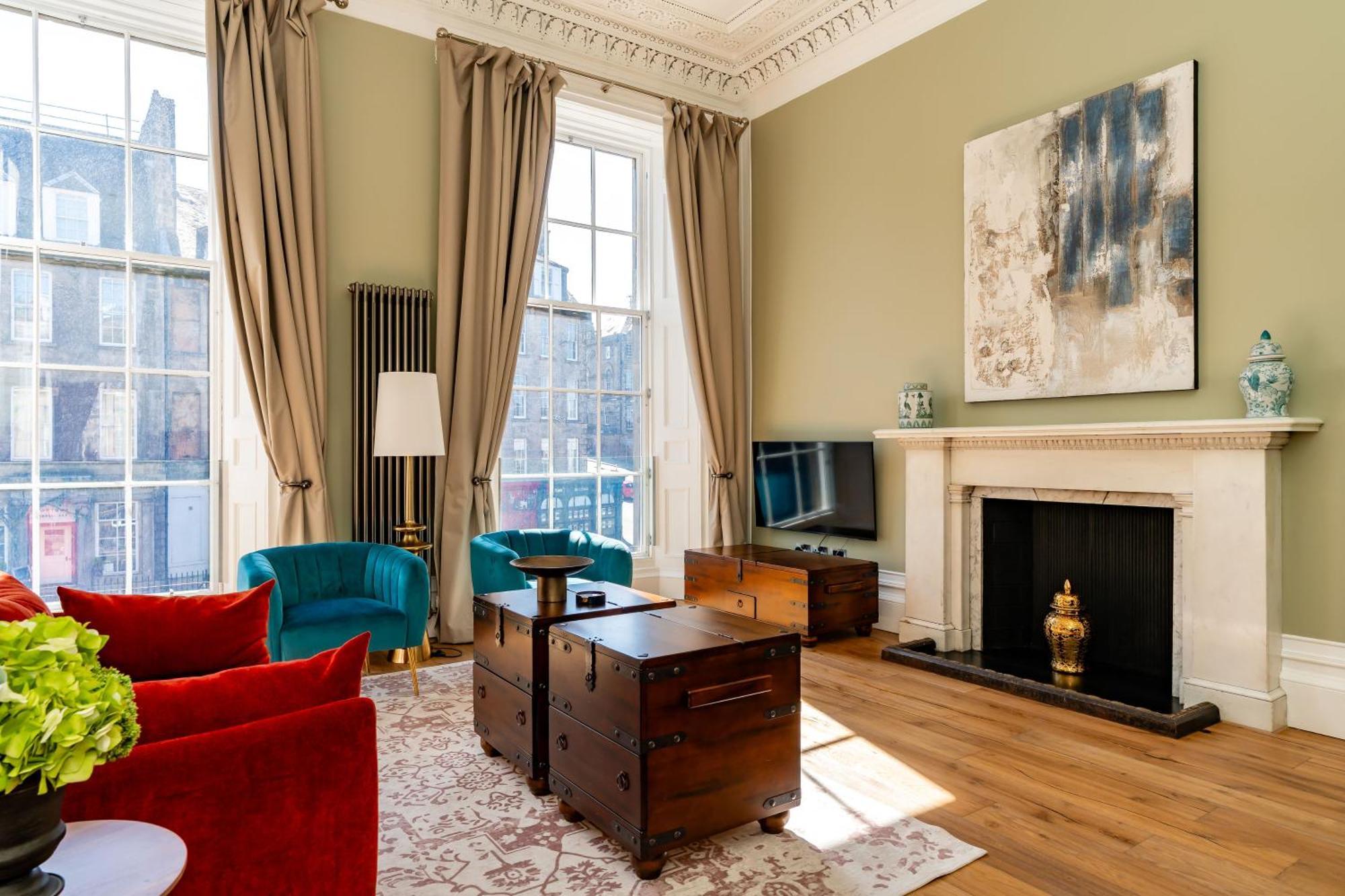 Dragon Suites Luxury Apartments At 9 Albyn Place 爱丁堡 外观 照片