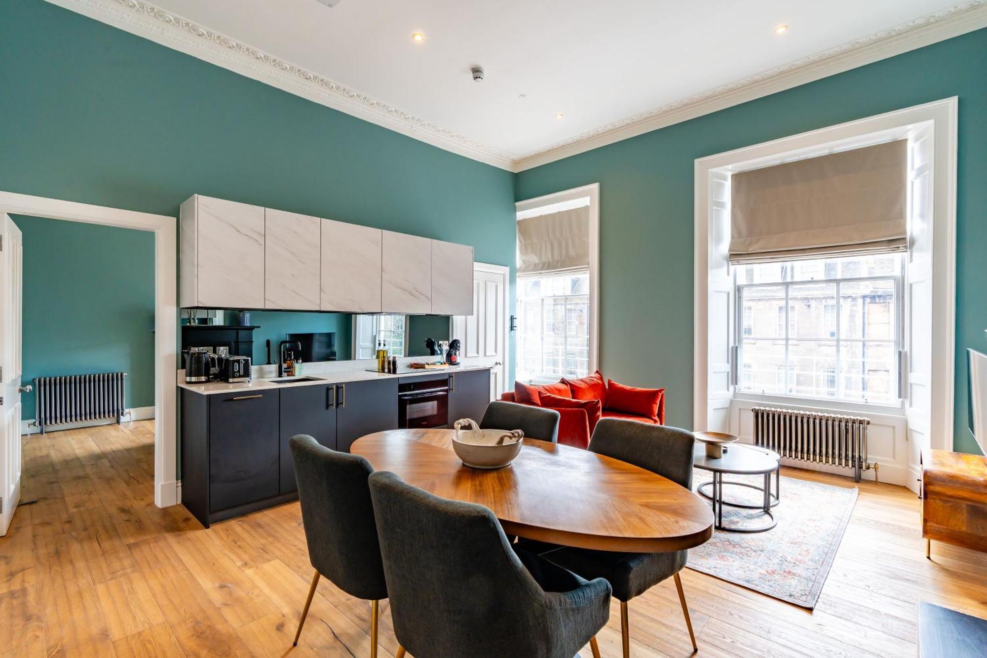 Dragon Suites Luxury Apartments At 9 Albyn Place 爱丁堡 外观 照片